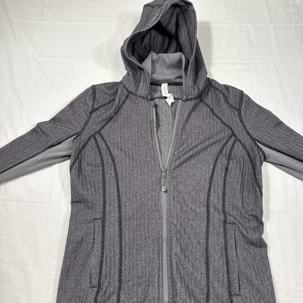 JACKET Lululemon Women 10 Daily Practice Hoodie Herringbone Full Zip BUNDLE